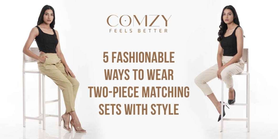 Two-piece matching sets for women